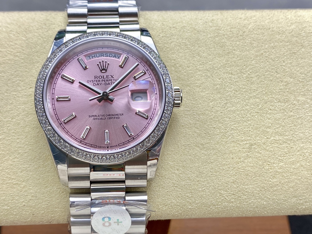 Rolex Day Date President 36mm White Gold President Bracelet 128349rbr 0053